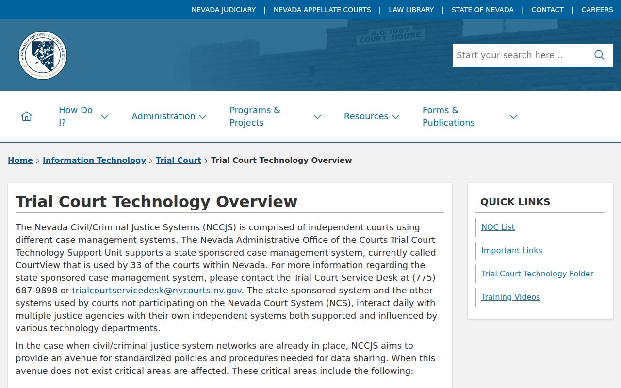 Lander County active warrants, Nevada CourtView limitations reference